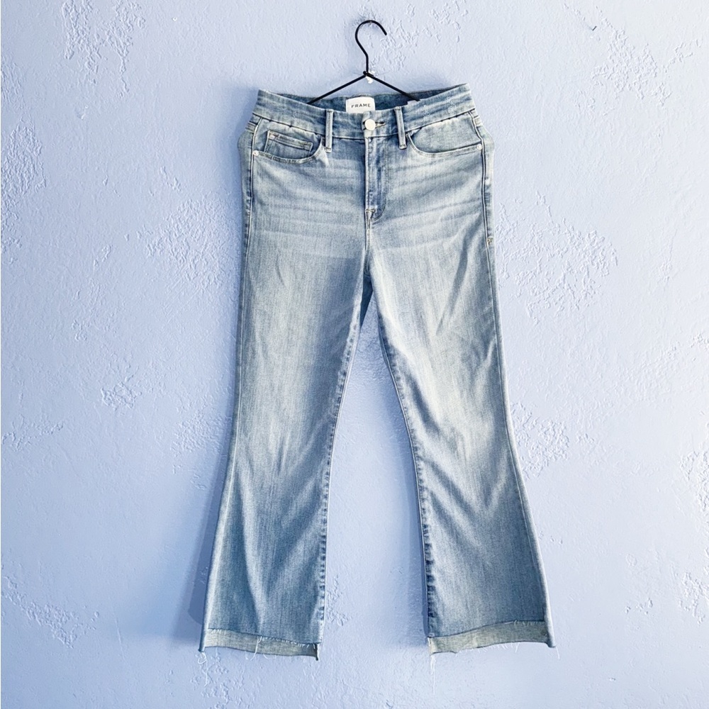Frame Le Crop Mini Boot Step Hem Jeans Size 27